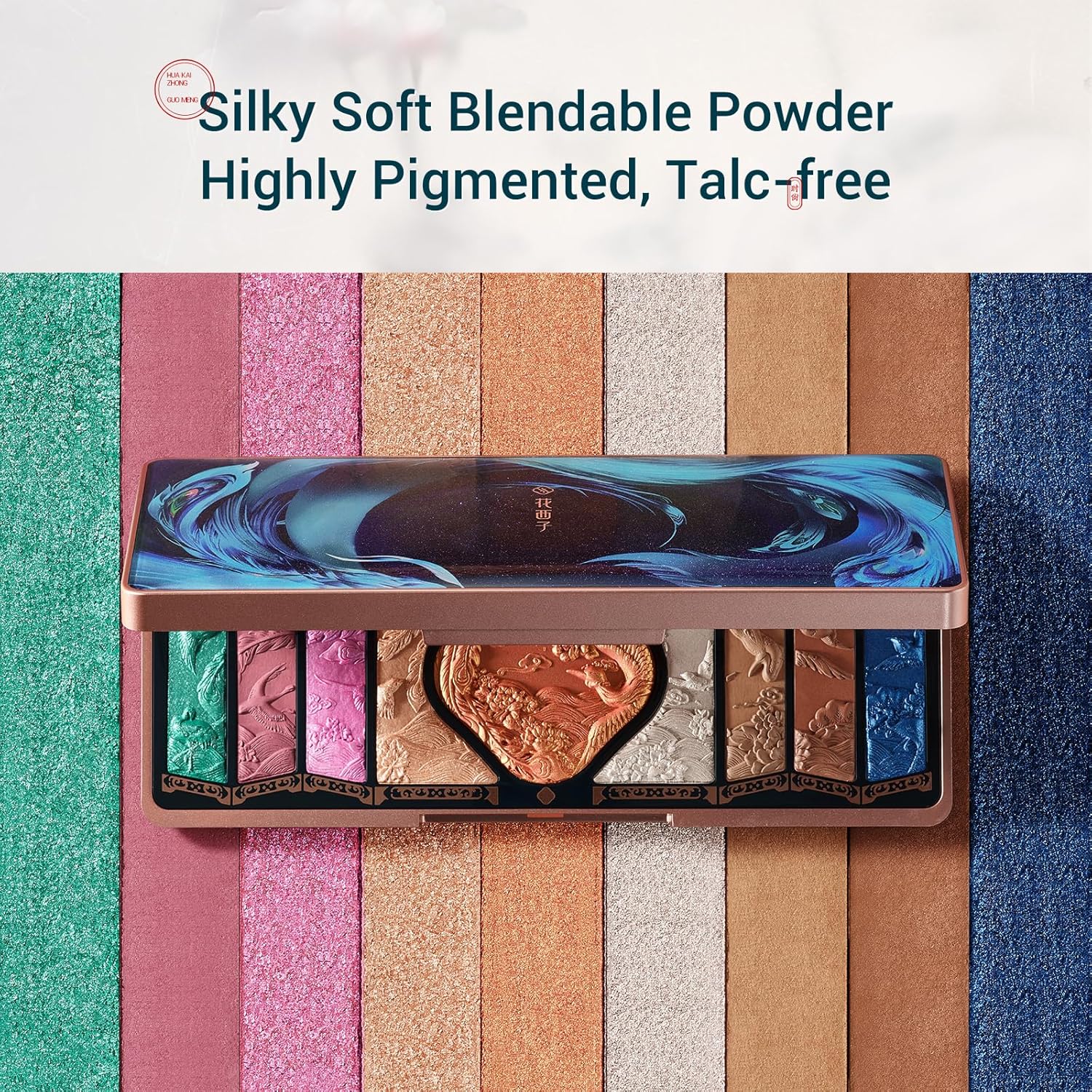 Florasis Floral Engraving Phoenix Makeup Palette